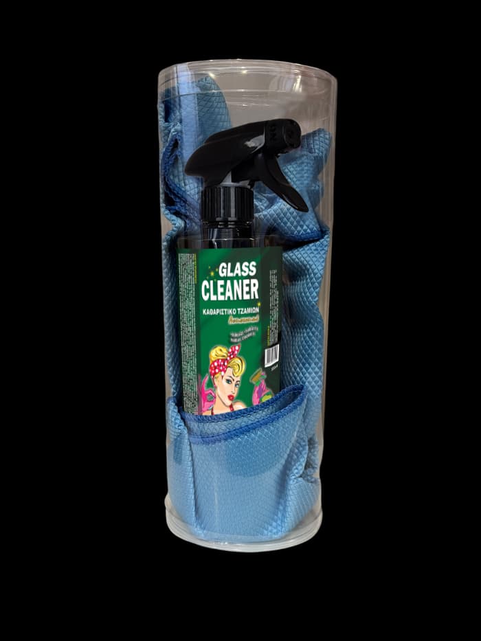 Glass Cleaner with cloth / Καθαριστικό τζαμιών με πανί