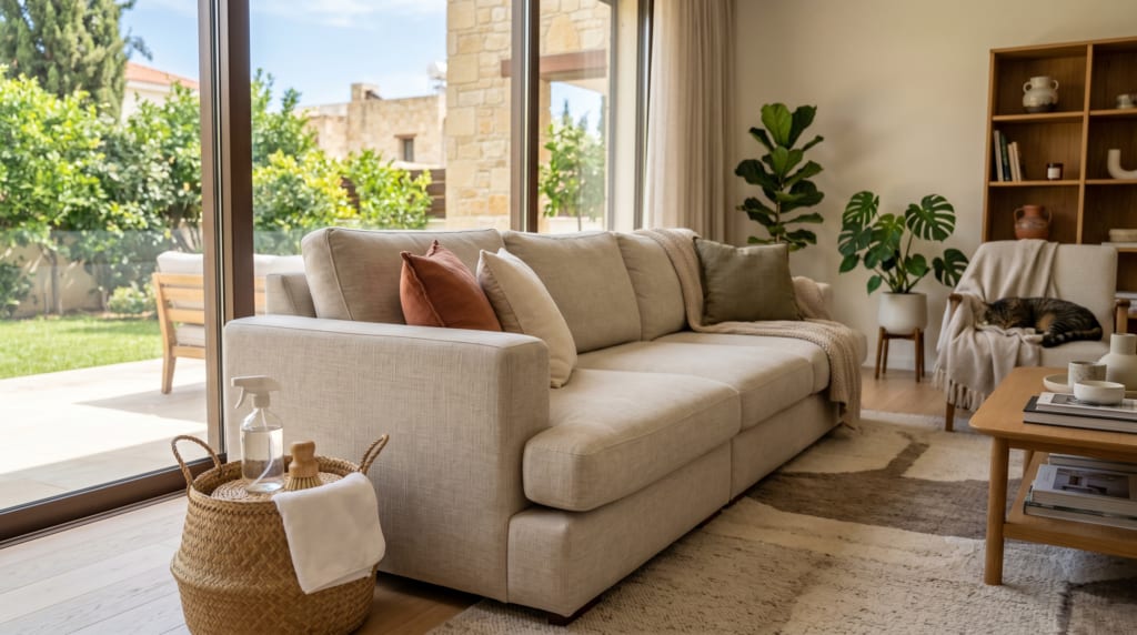 Eco-Friendly Sofa Cleaning in Nicosia